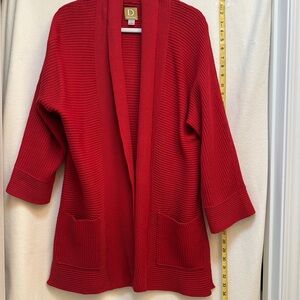 Women's Classic Red Cardigan